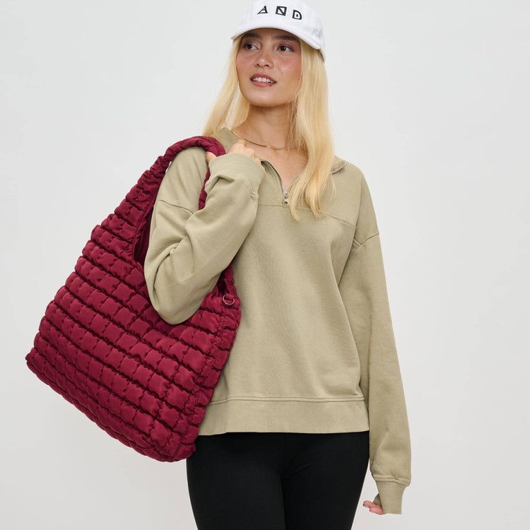 Elevate - Quilted Puffer Nylon Hobo