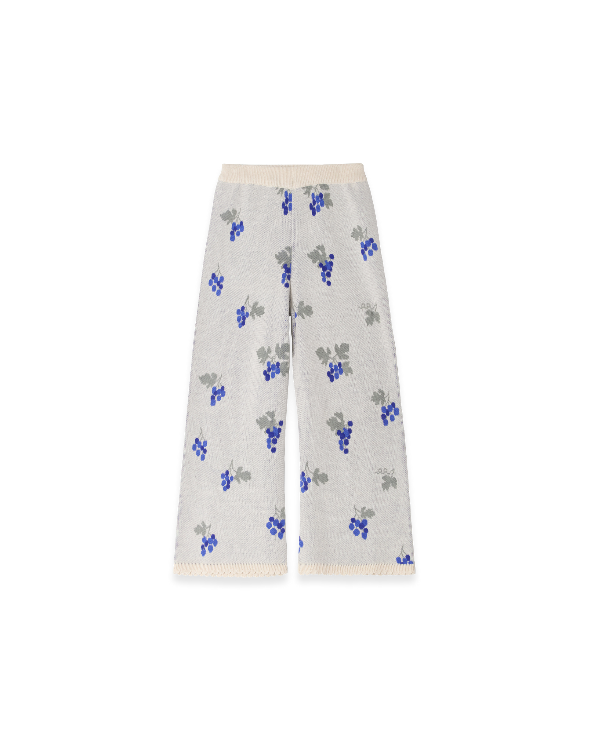Grapes Ecru Knitted Trousers