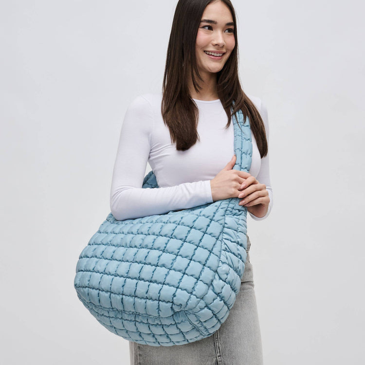 Quilted Puffer Nylon Hobo