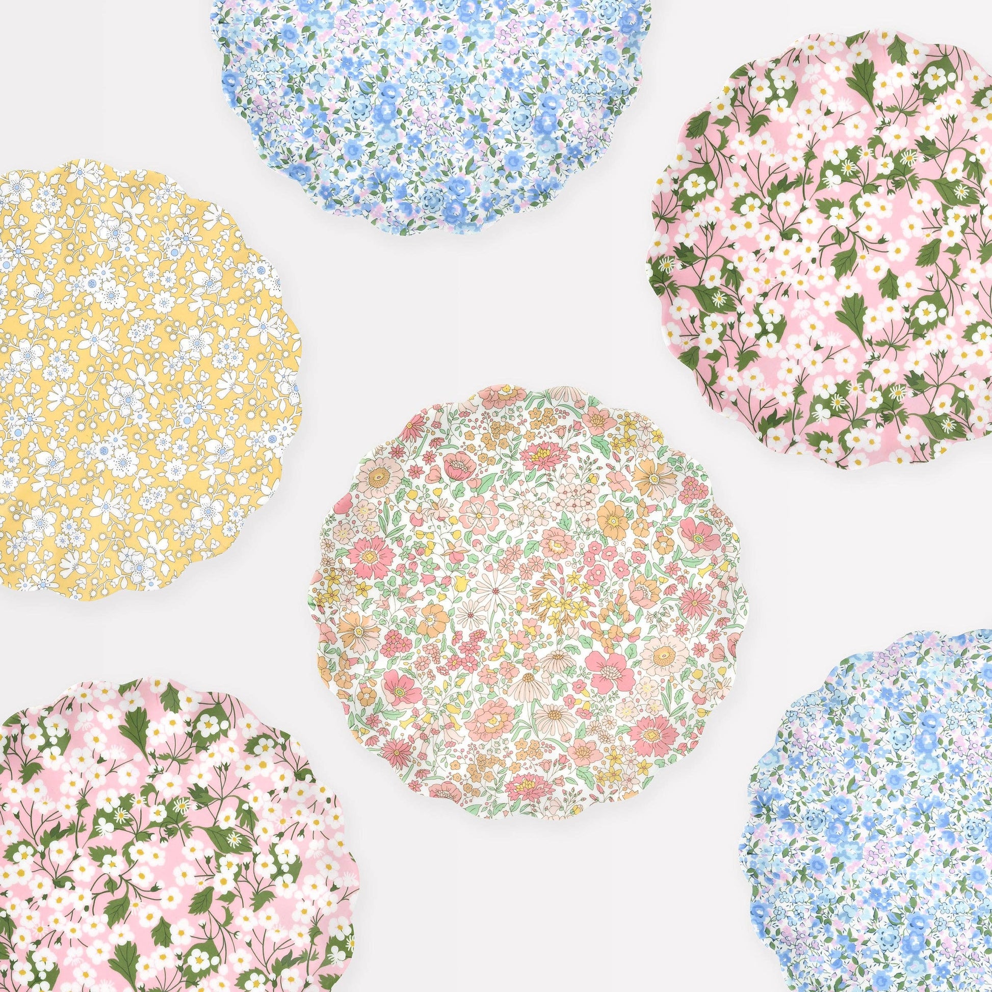 Meri Meri x Liberty Mixed Set Reusable Small Plates