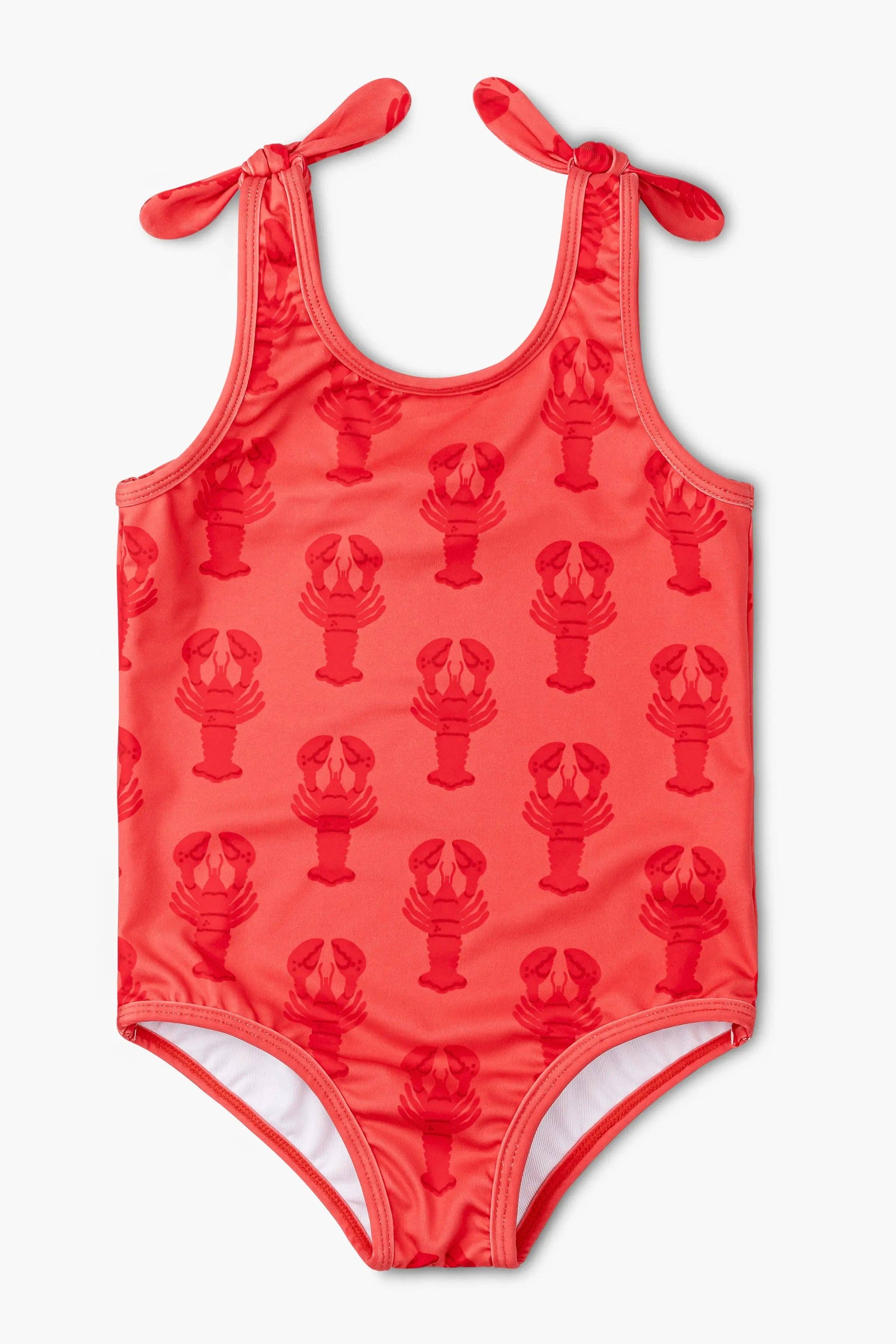 Lobster Tales Tie Swimsuit