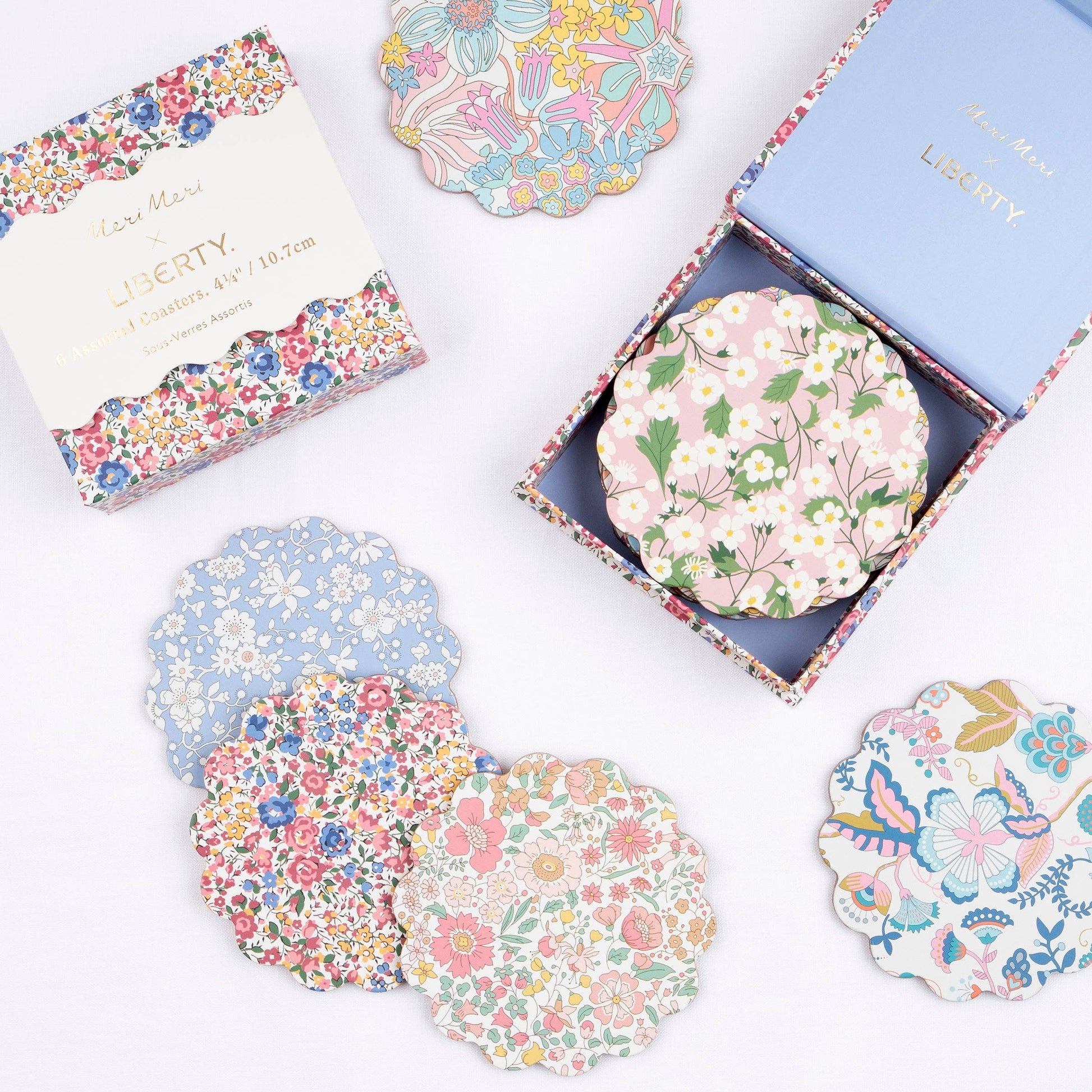 Meri Meri x Liberty Mixed Set Coasters