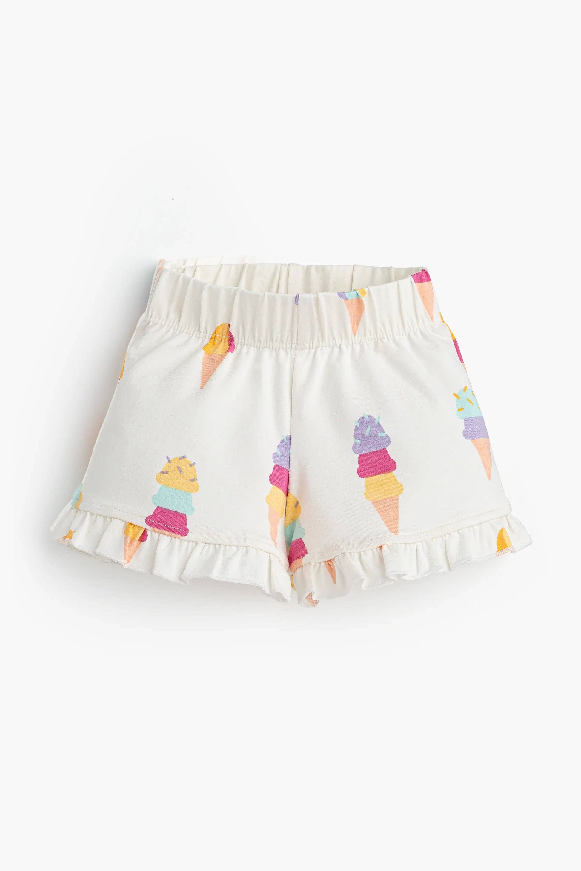Ruffle Short Set - Ice Cream Social
