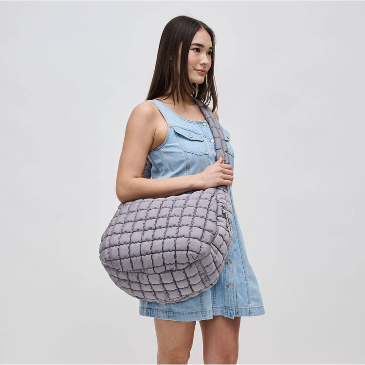 Quilted Puffer Nylon Hobo