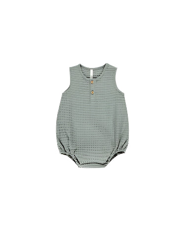 Georgie Romper, Eucalyptus Check