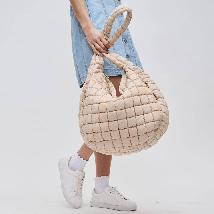 Quilted Puffer Nylon Hobo