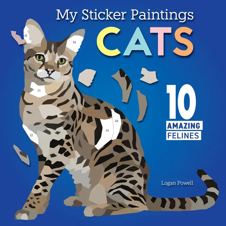 Activity Book - My Sticker Paintings: Cats