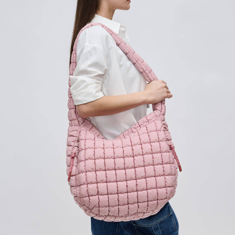 Quilted Puffer Nylon Hobo