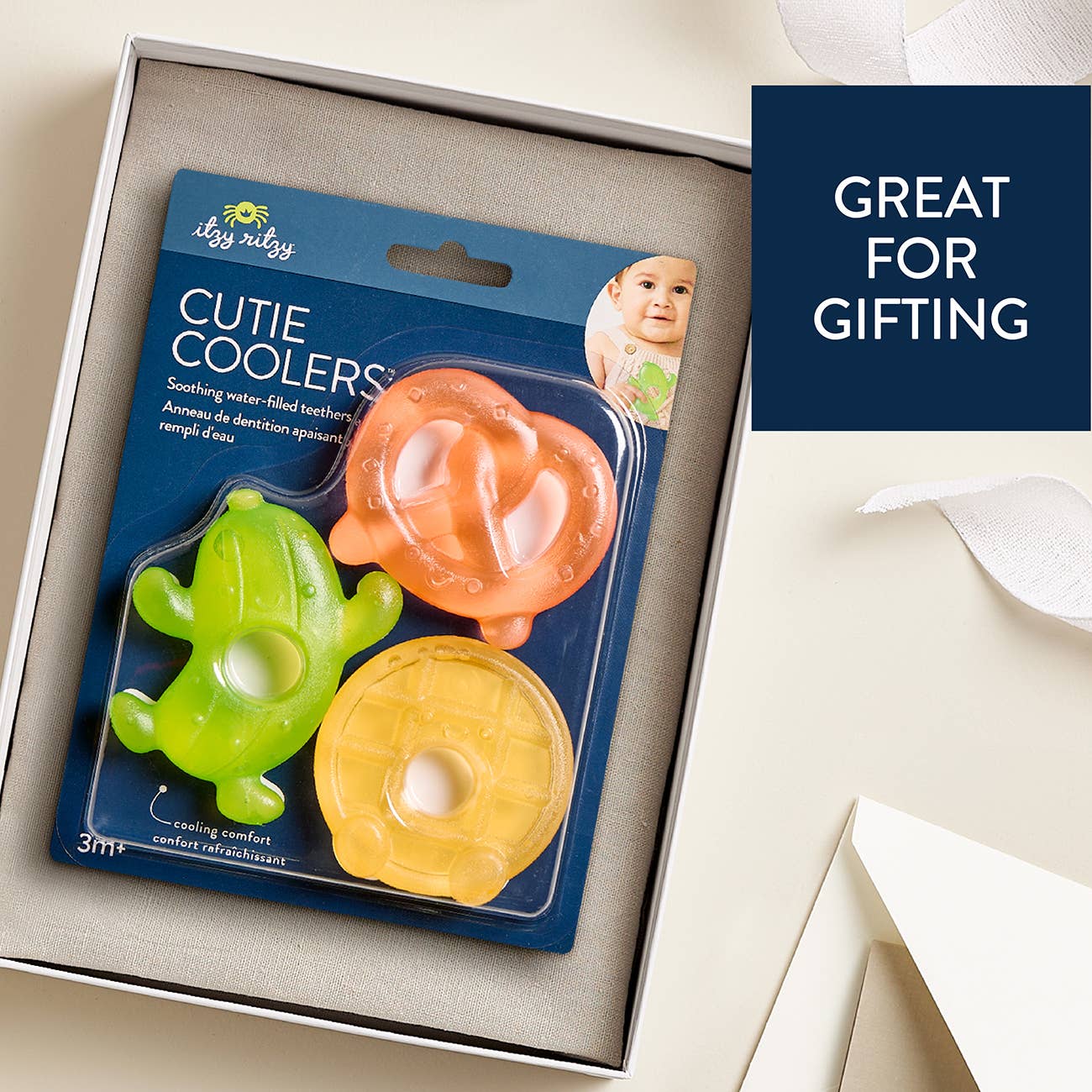 *NEW OPTION* Cutie Coolers™ Water Filled Teethers (3-pack)