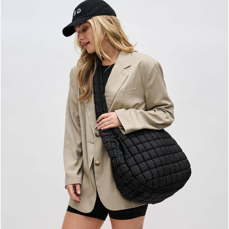 Quilted Puffer Nylon Hobo