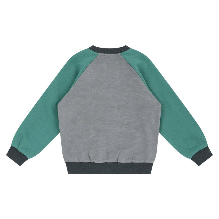 Lucky Raglan Fleeced Pullover Sweatshirt