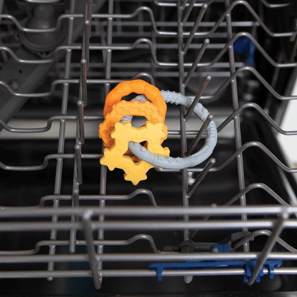 Silicone Teething Charms: Orange