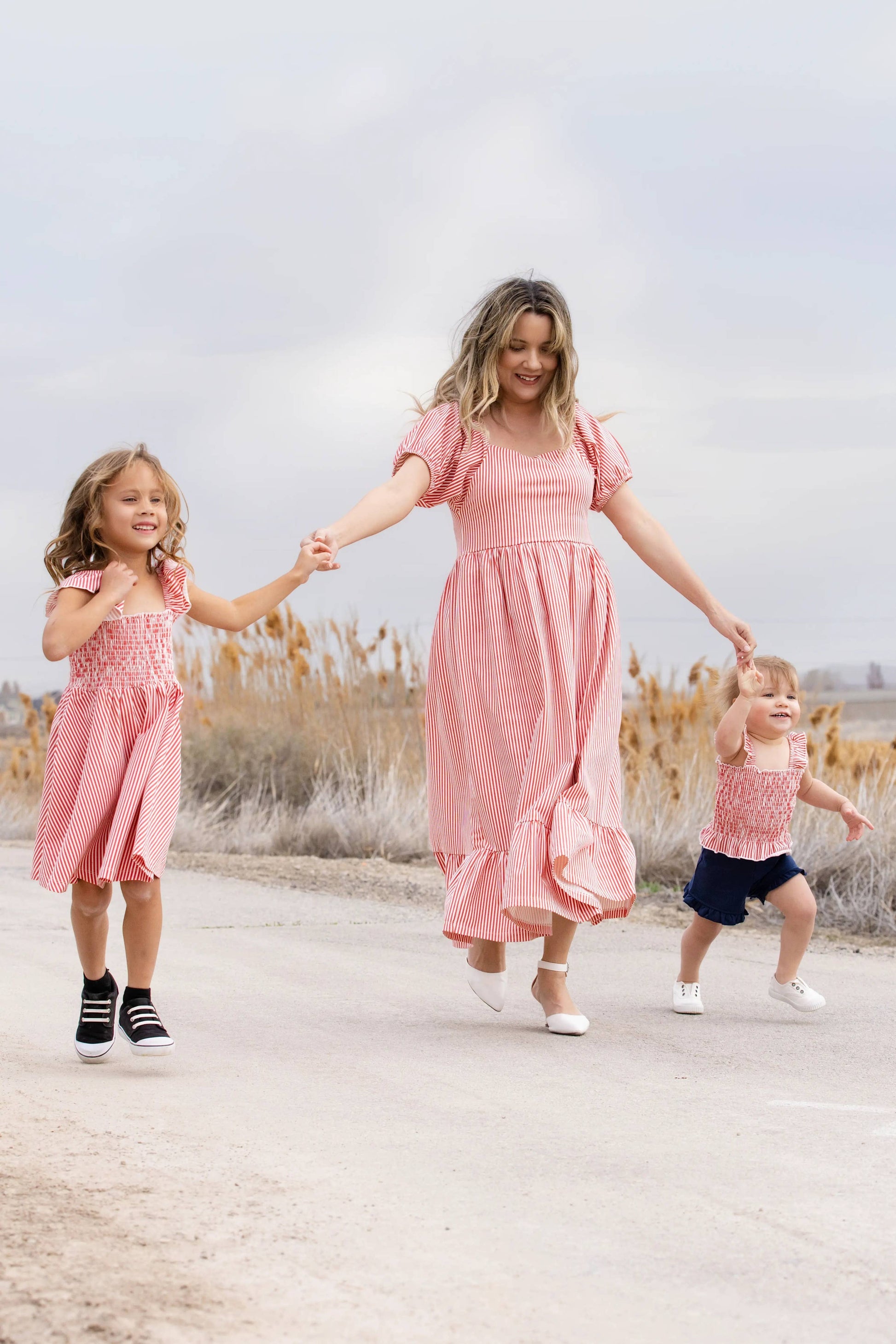 Smocked Top + Ruffle Short Set