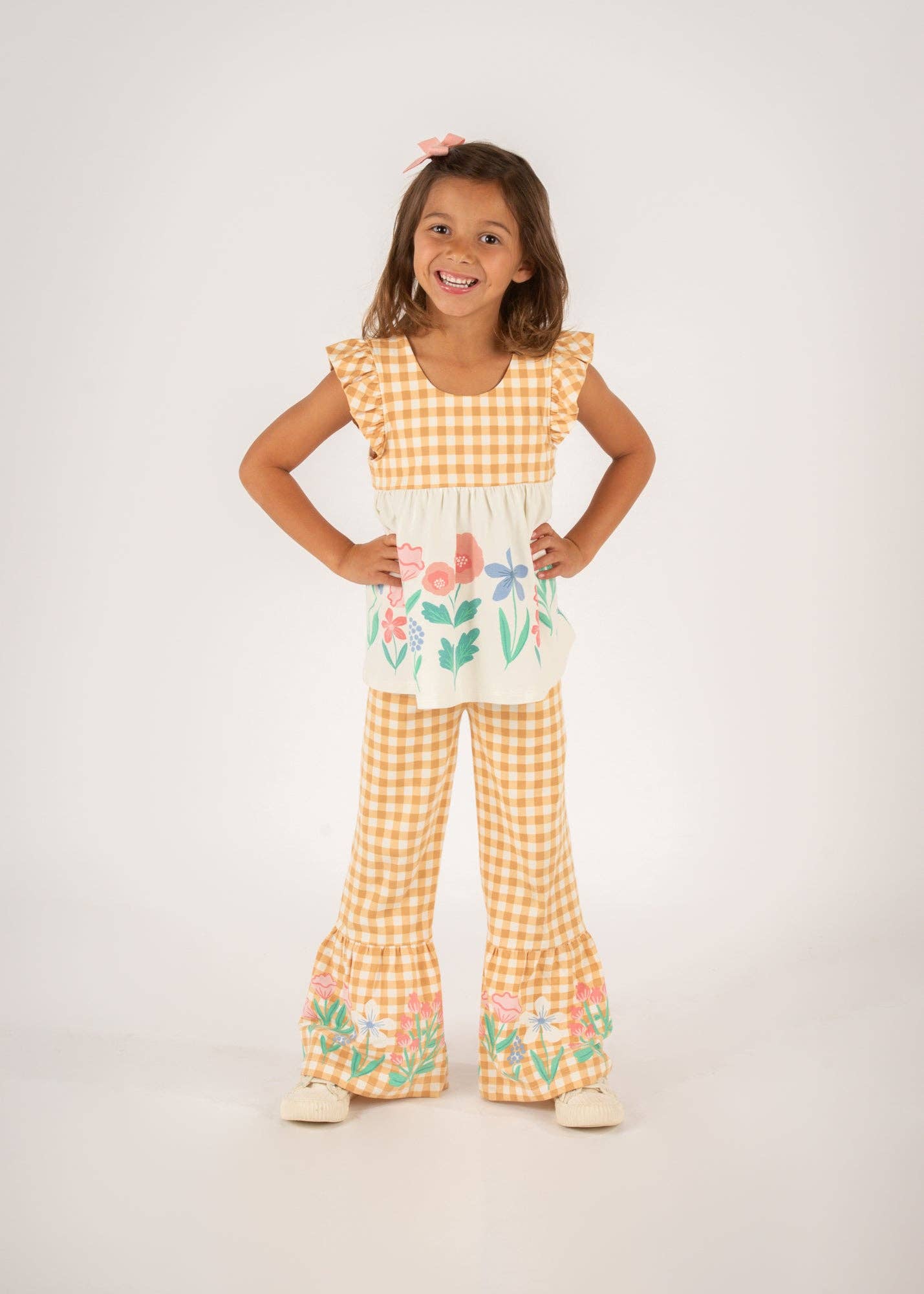 Gingham Garden Flares
