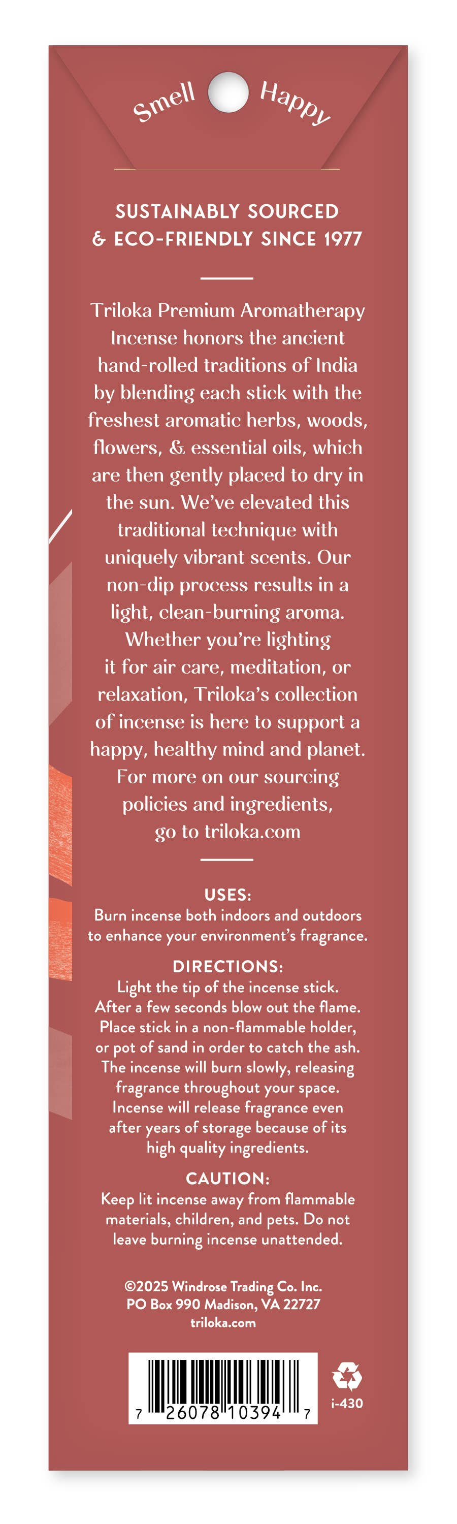 Triloka Palo Santo Premium Incense