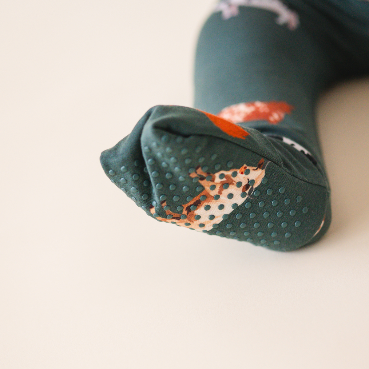 Bamboo 2-Way Convertible Zip Romper | Green Cow (0-24m)