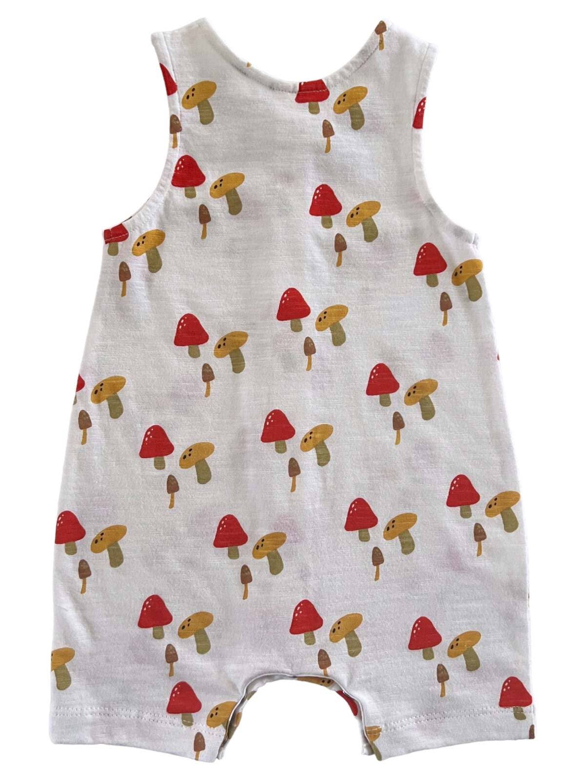 Mushroom Organic Bay Romper