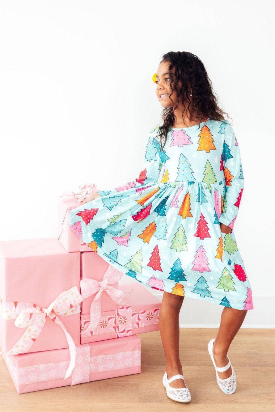 Oh Christmas Tree Pocket Twirl Dress
