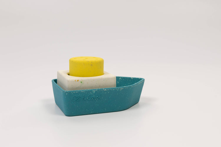 Upcycled Boat Yellow