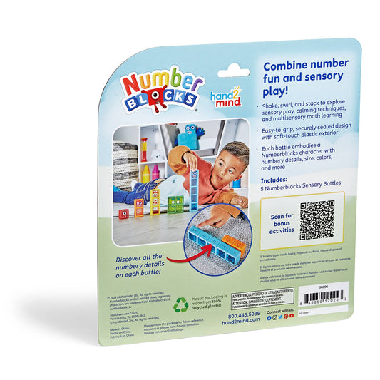 Numberblocks® One to Five Sensory Tubes