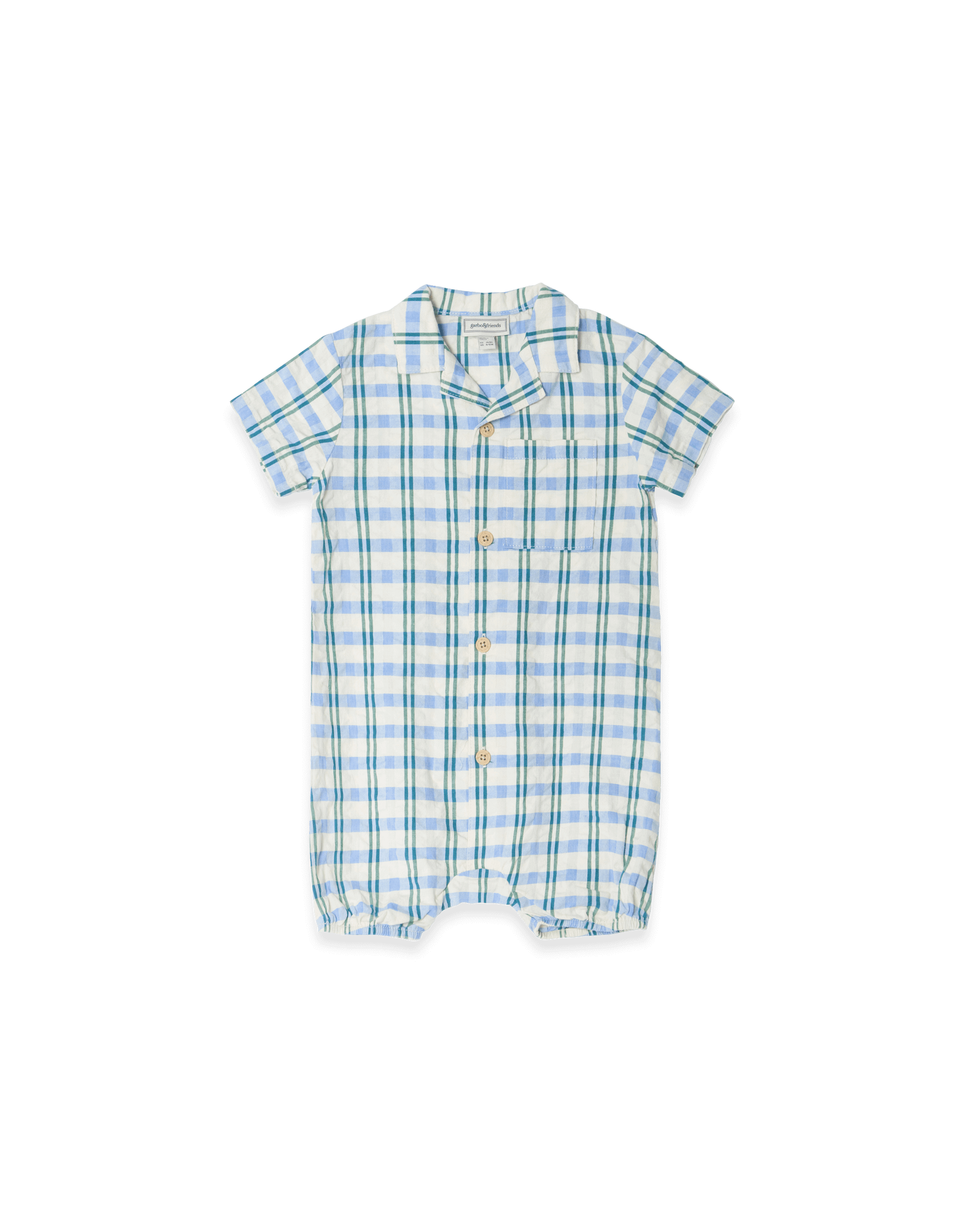 Seersucker Shirt Onesie