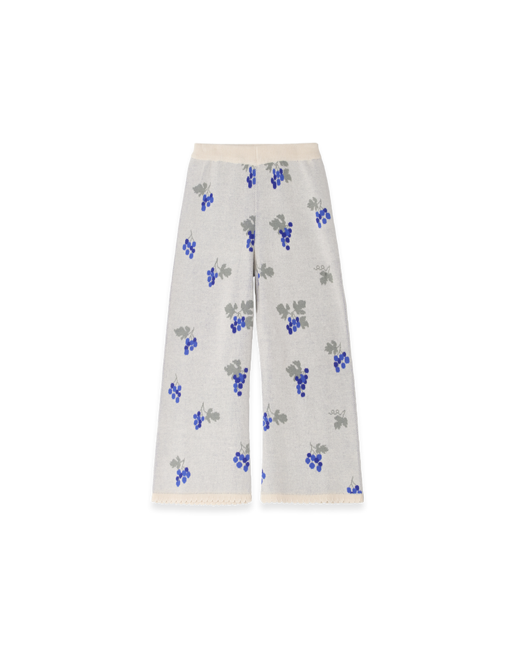 Grapes Ecru Knitted Trousers