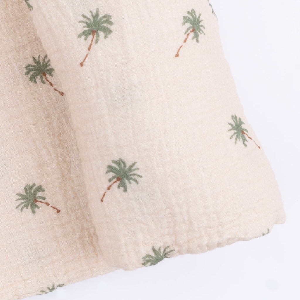 Palm Trees Swaddle Blanket