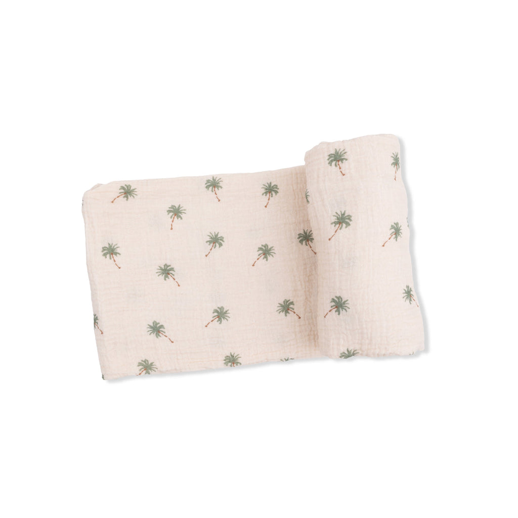 Palm Trees Swaddle Blanket