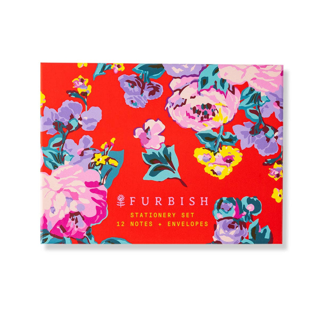 Bold Floral Stationary