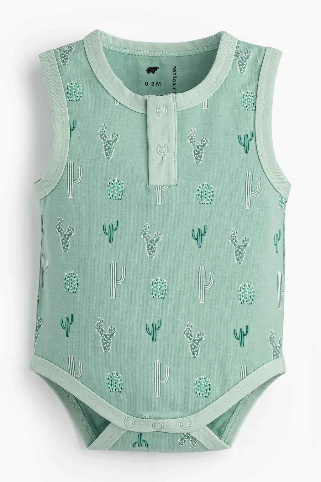 3-Piece Baby Set - Green Cactus