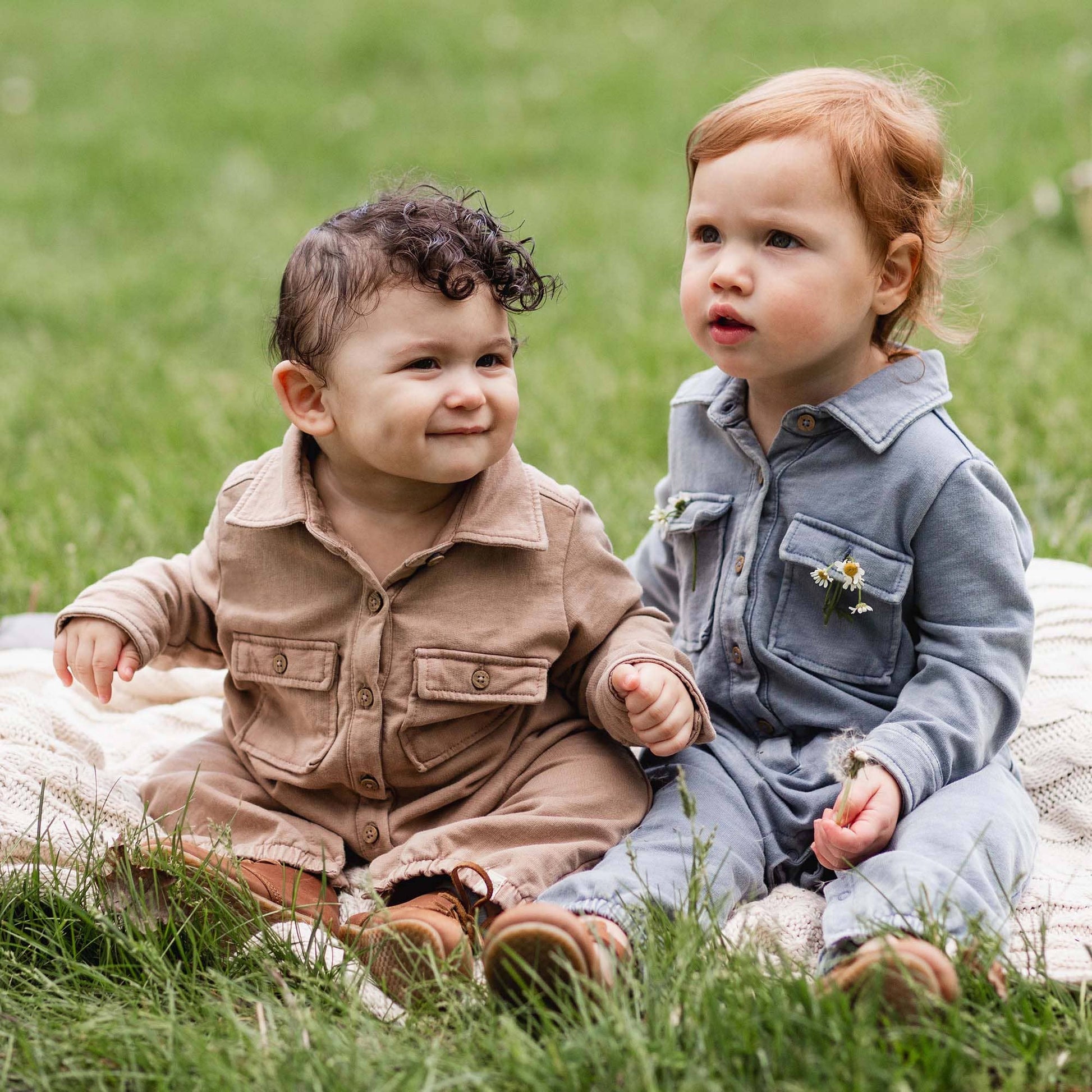 Acid Wash Infant Jumpsuit
