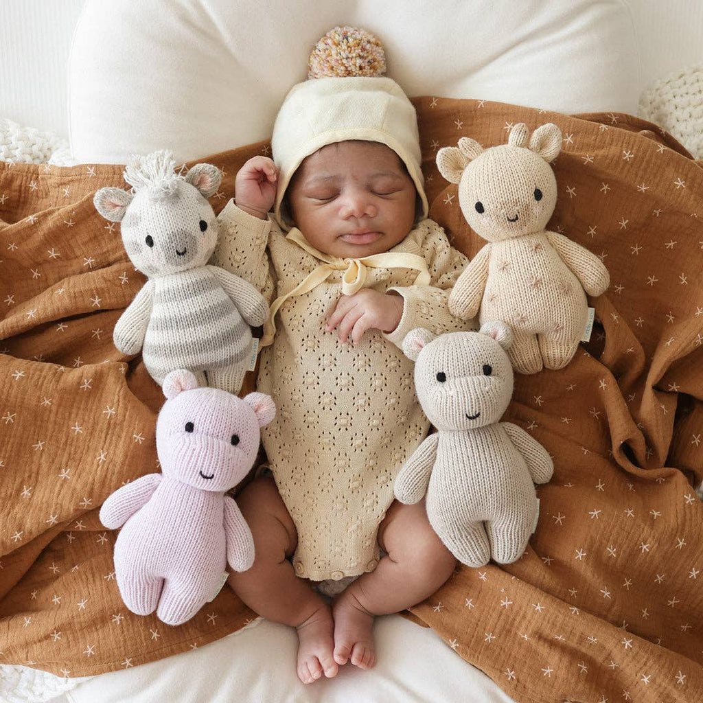 Baby Zebra Hand-Knit Doll | Gives 5 Meals
