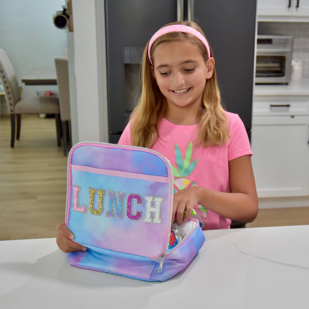 Tie Dye Glitter Lunchbox