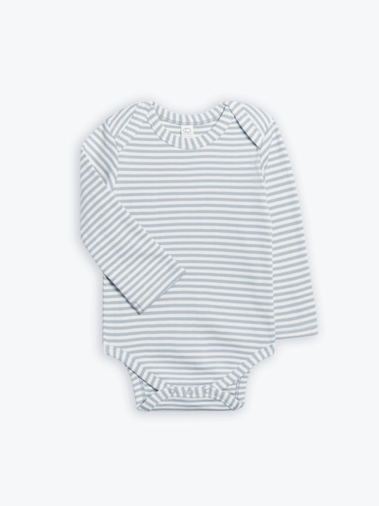 Organic Baby River Bodysuit - Mist Stripe