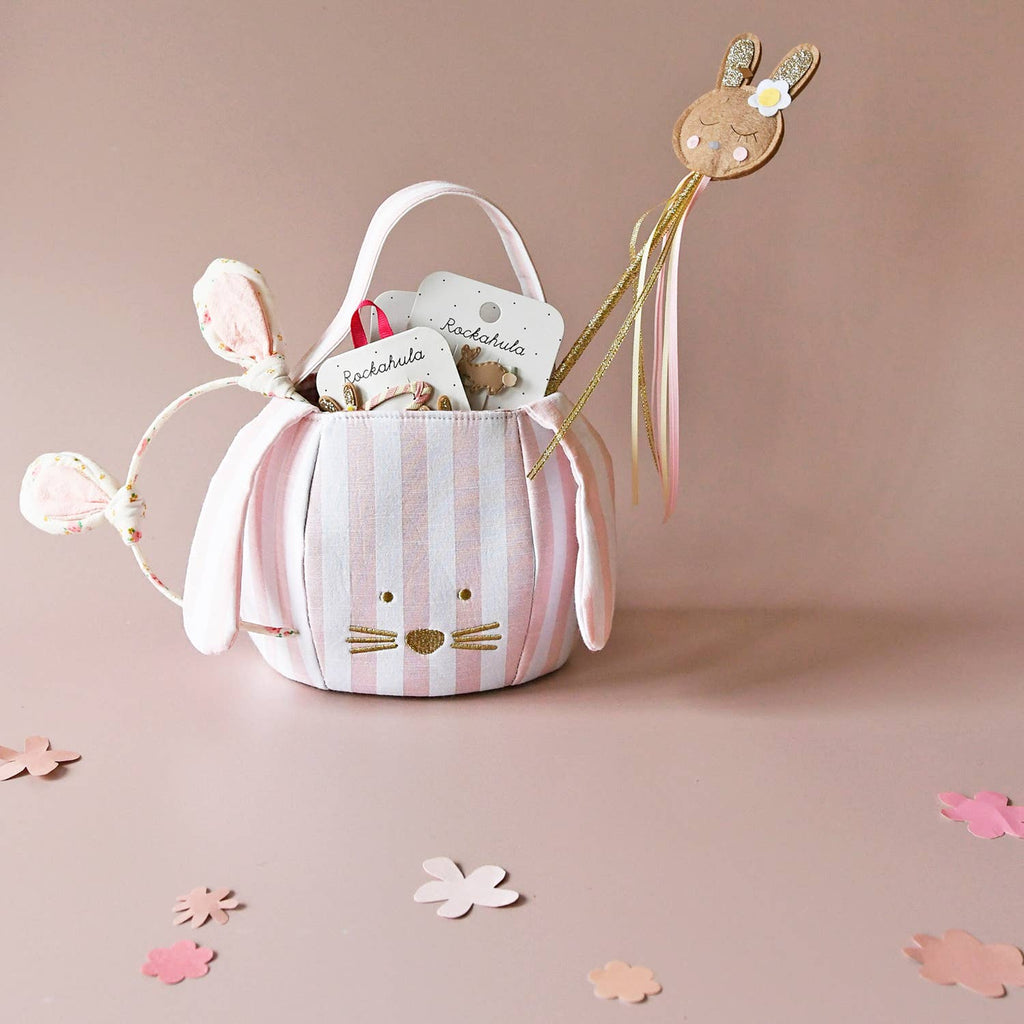 Stripy Bunny Bucket Bag