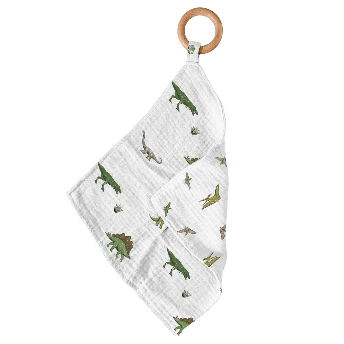 Dino Days & Pteranodon Cotton Muslin Teether | Newcastle Classics