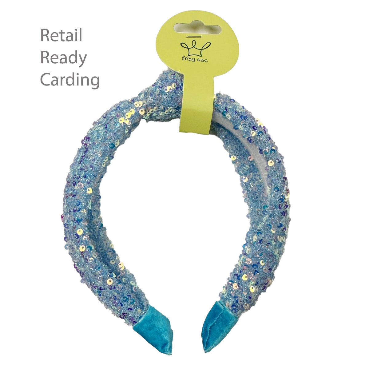 Kids Sequin Knot Headband | Purple or Rainbow