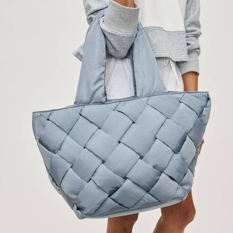 Intuition East West Woven Nylon Tote