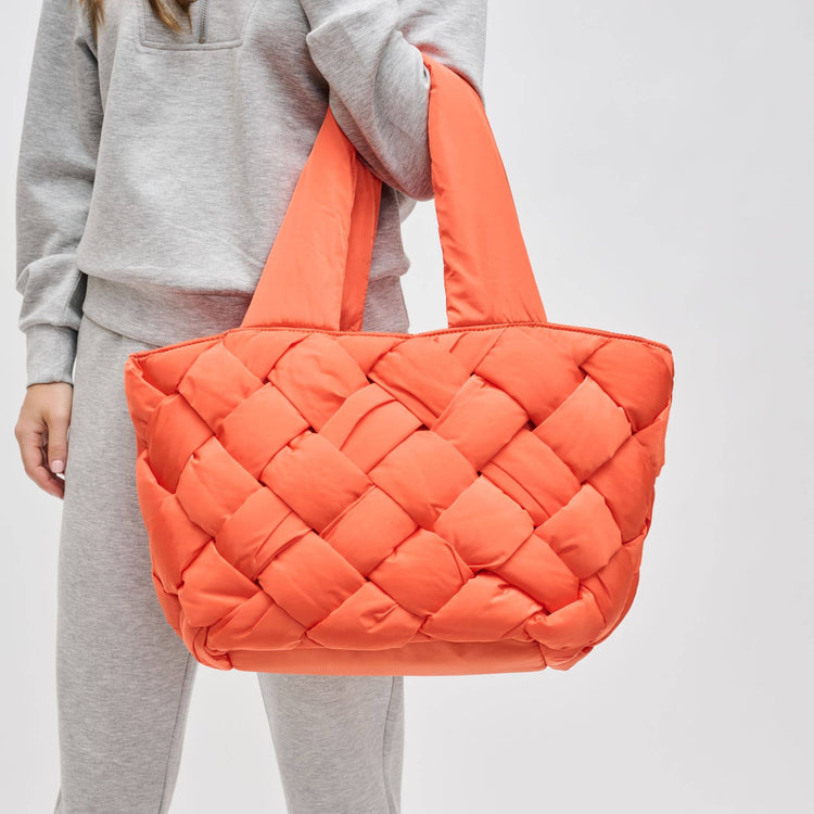 Intuition East West Woven Nylon Tote