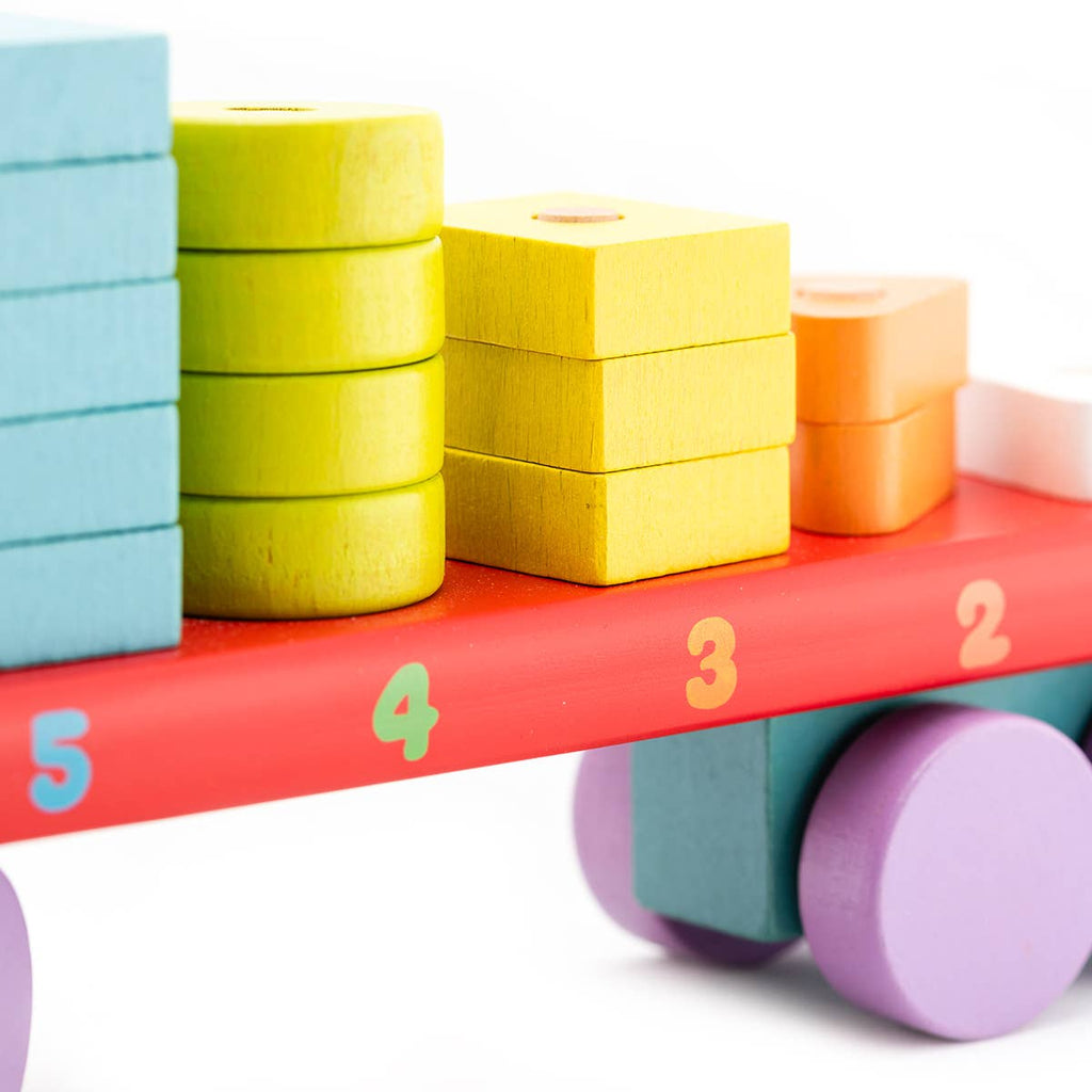 Wooden Counting Truck
