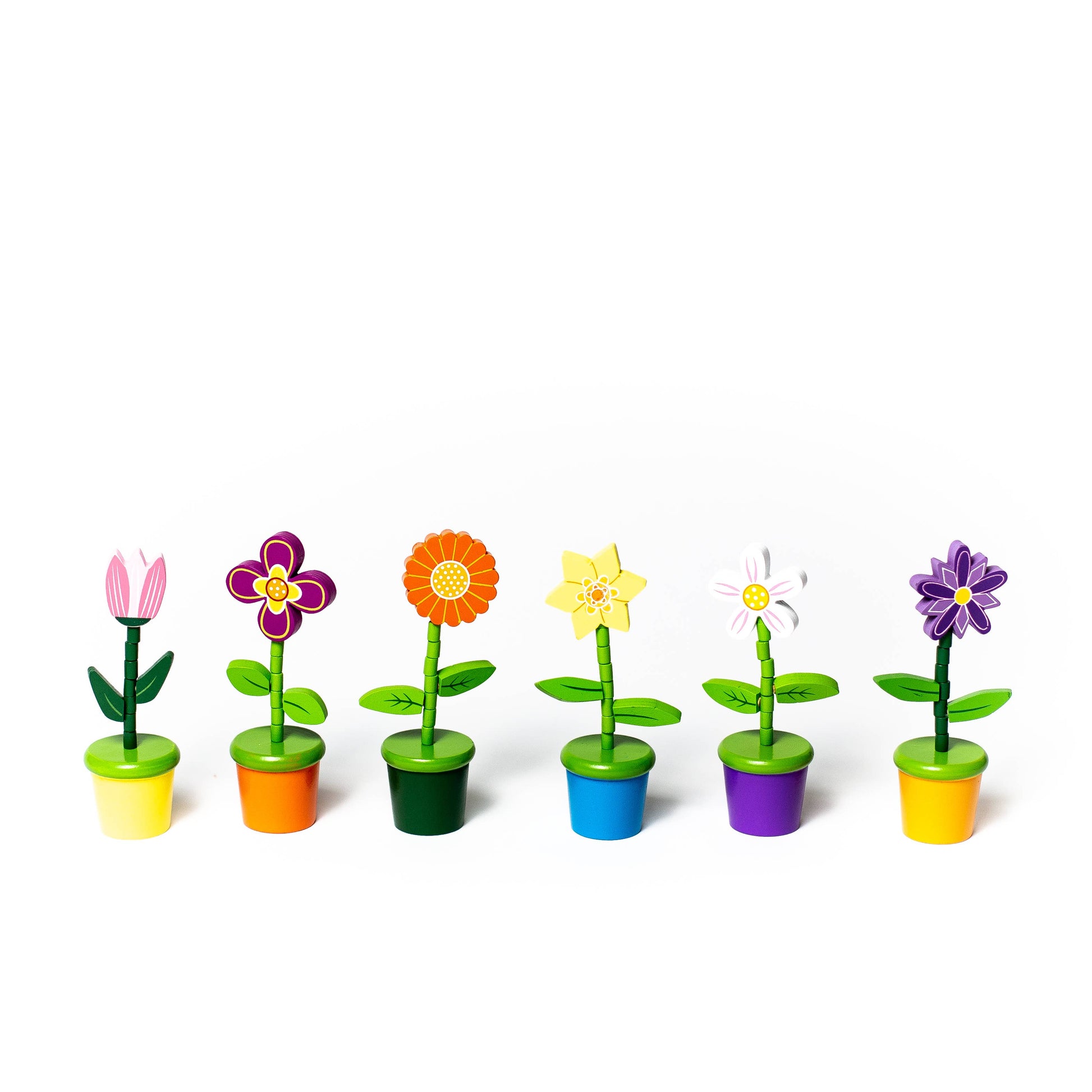 Flower Push Puppets