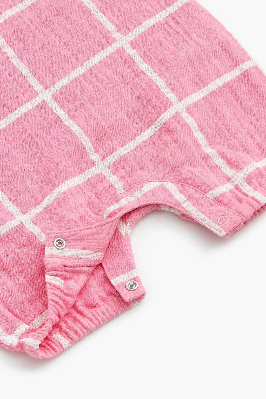 Pink Gauze Bubble Romper