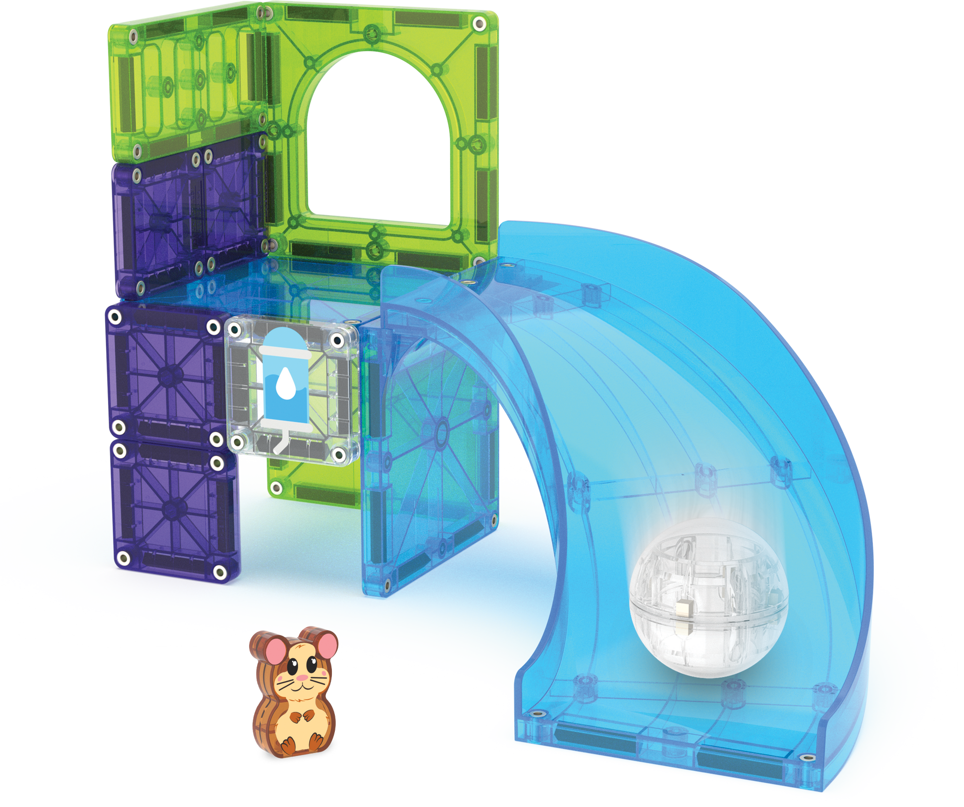 Magna-Tiles Hamster Ball 13-Piece Playset
