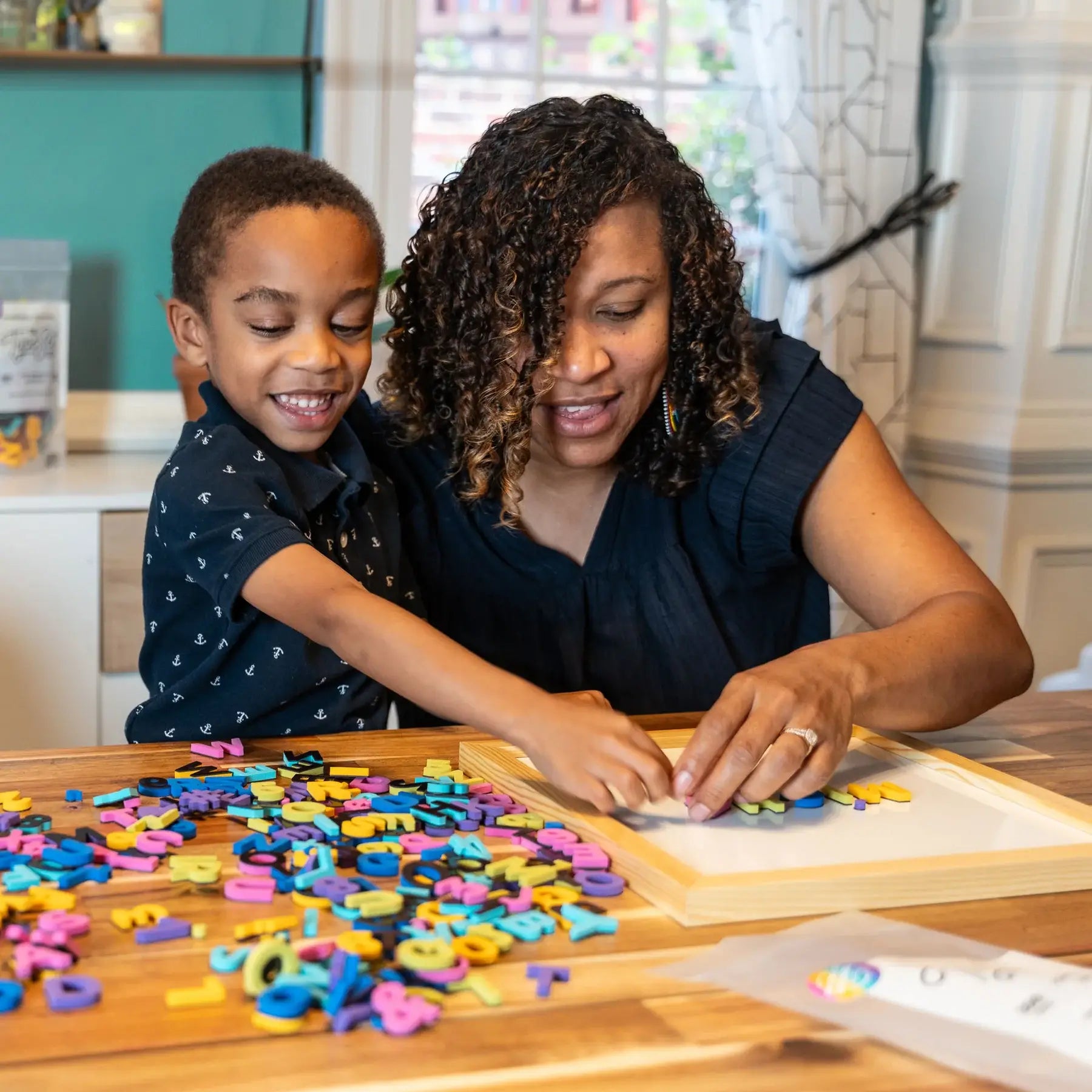 1" 200pc Rainbow Story Magnetic Letters