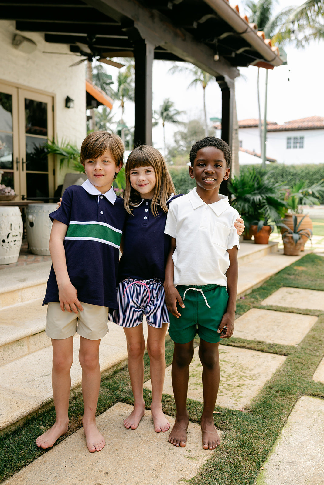 Harrison Sport Short - Evergreen | Little Paper Kids