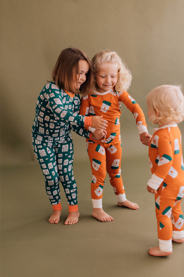 Orange Juice Pajama Set