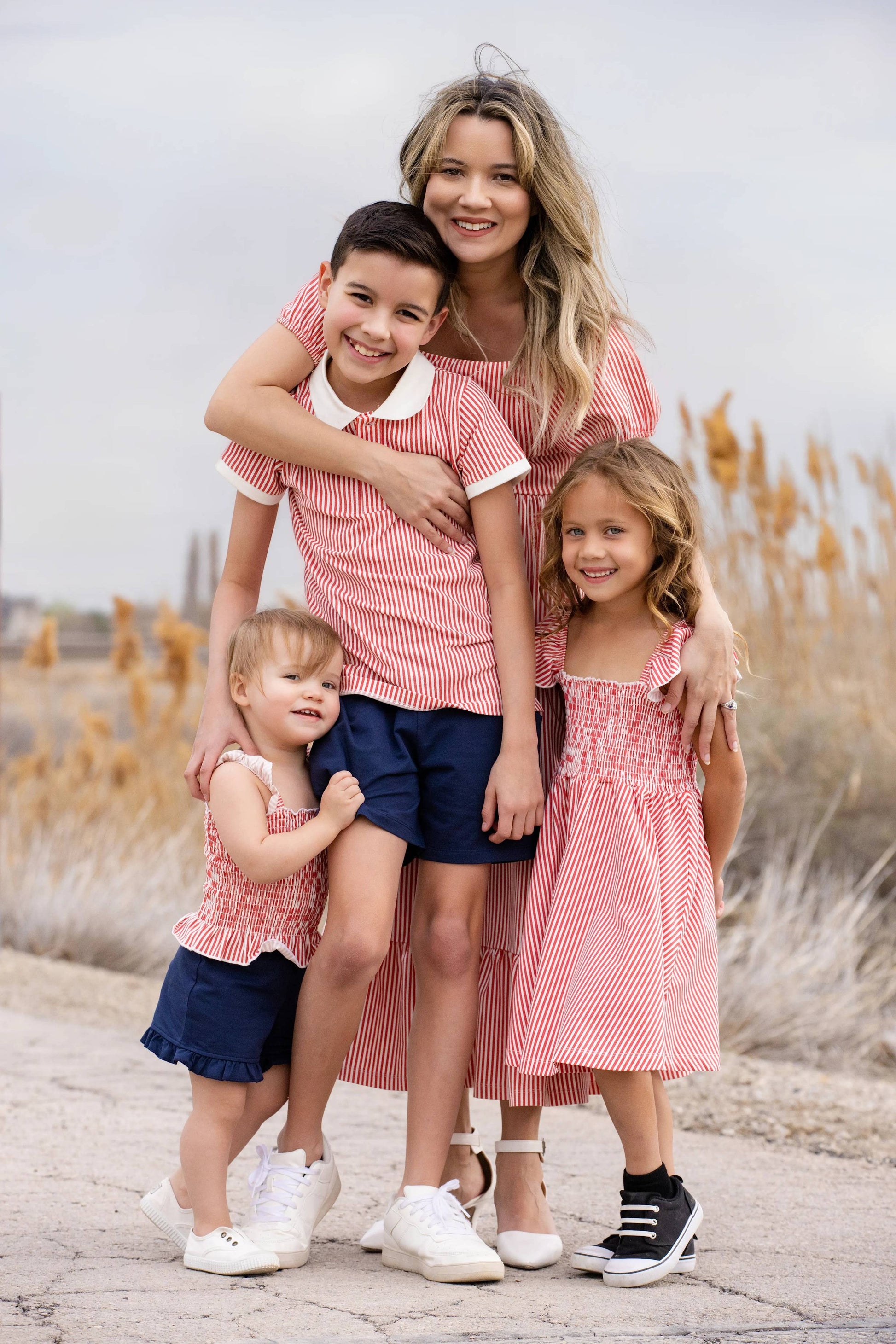 Smocked Top + Ruffle Short Set