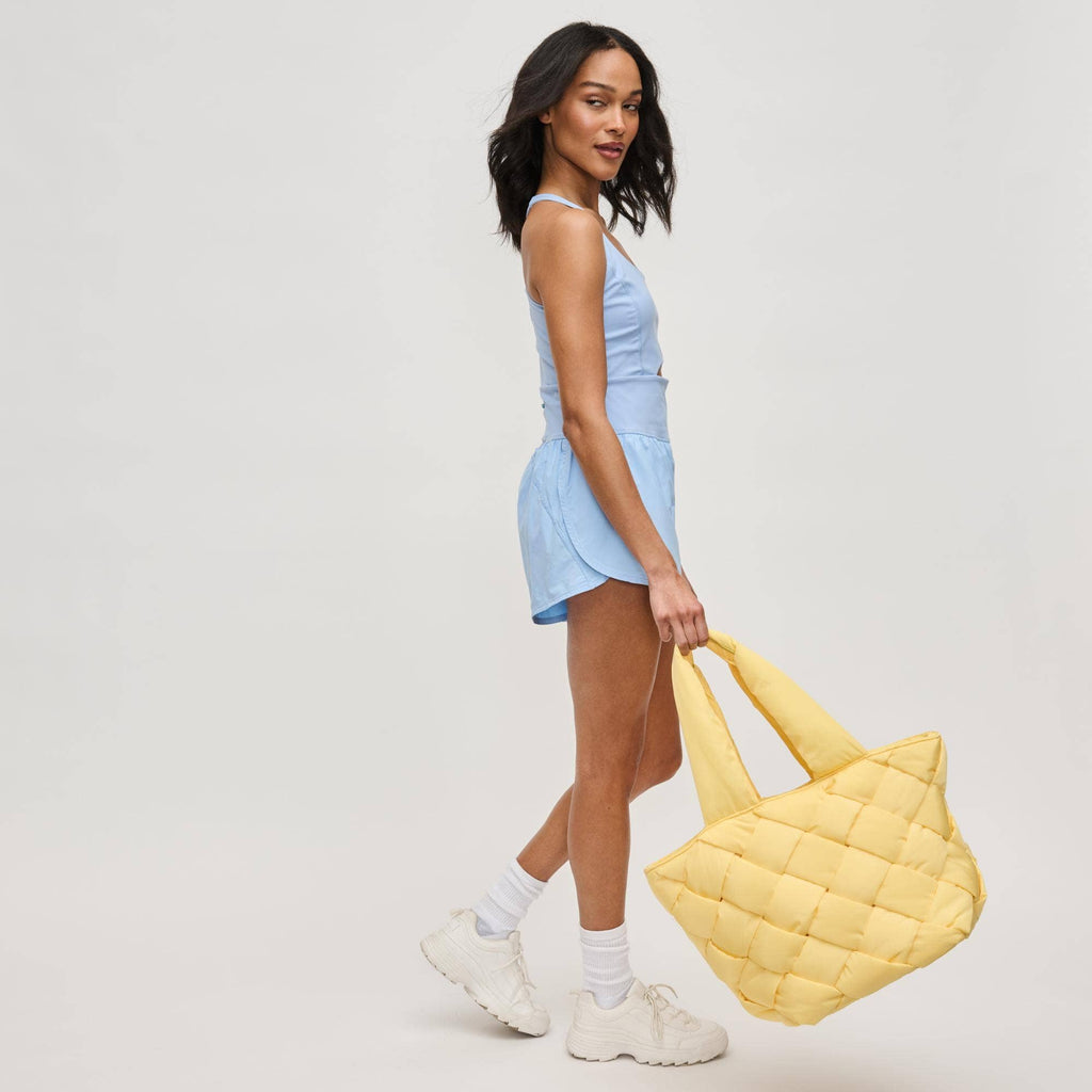 Intuition East West Woven Nylon Tote