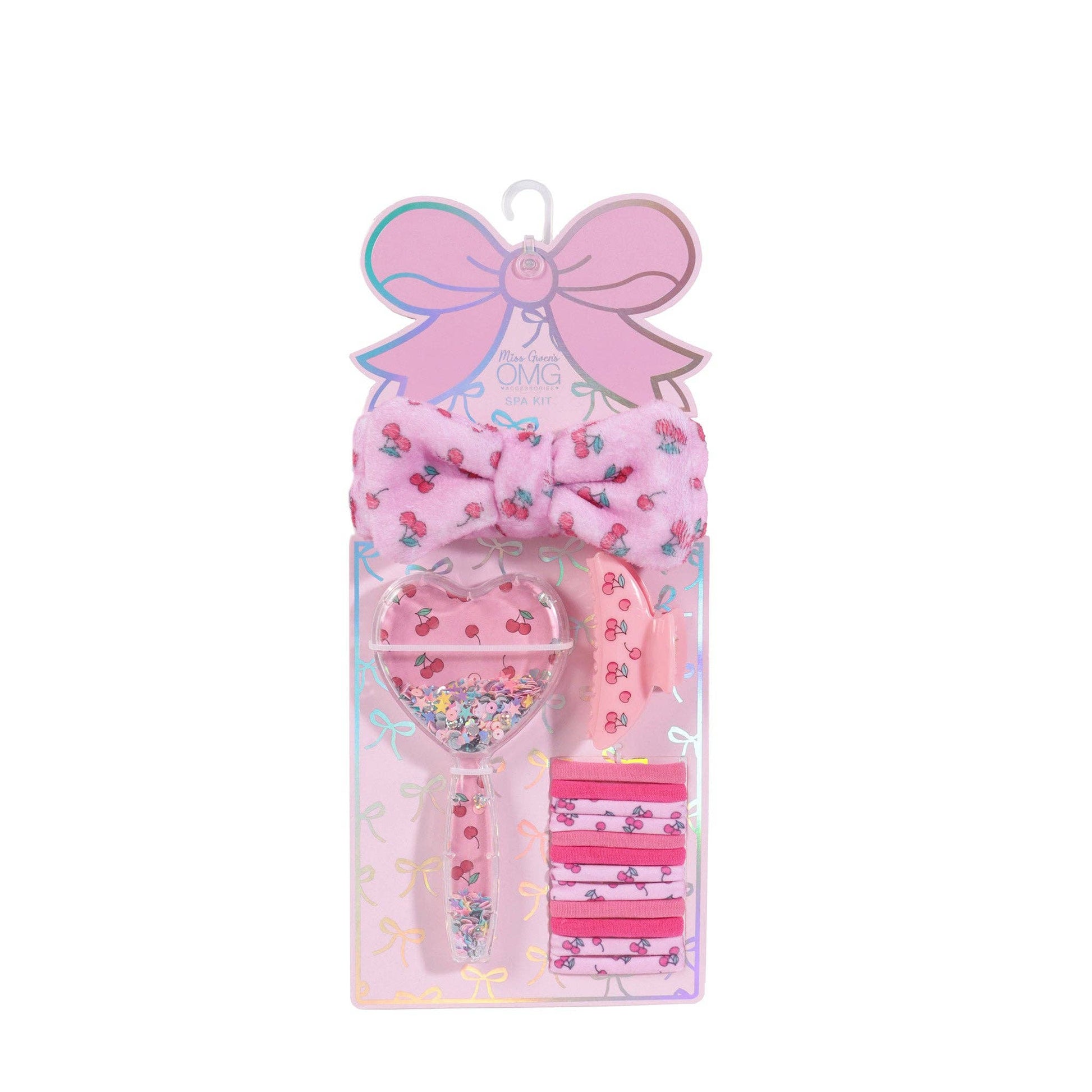 Cherry Printed Spa Set