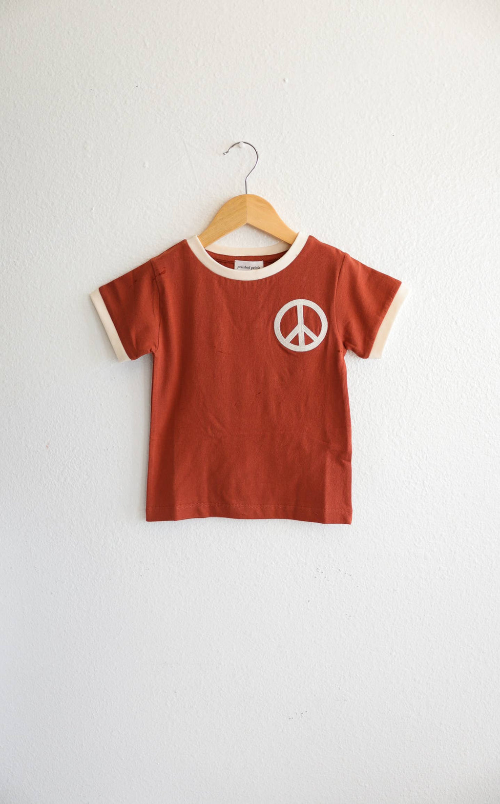 Peace Ringer Graphic Shirt